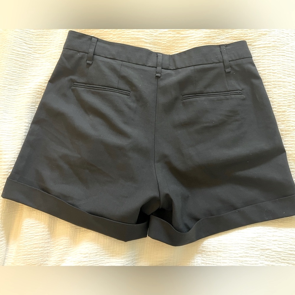 🖤 Rag & Bone 🖤 Black Bermuda Shorts Tailored Cotton Blend. Size 4 - Picture 2 of 4